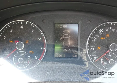 2012 Volkswagen Passat 2.5L Se z USA, uszkodzony, nr VIN 1VWBP7A31CC044952